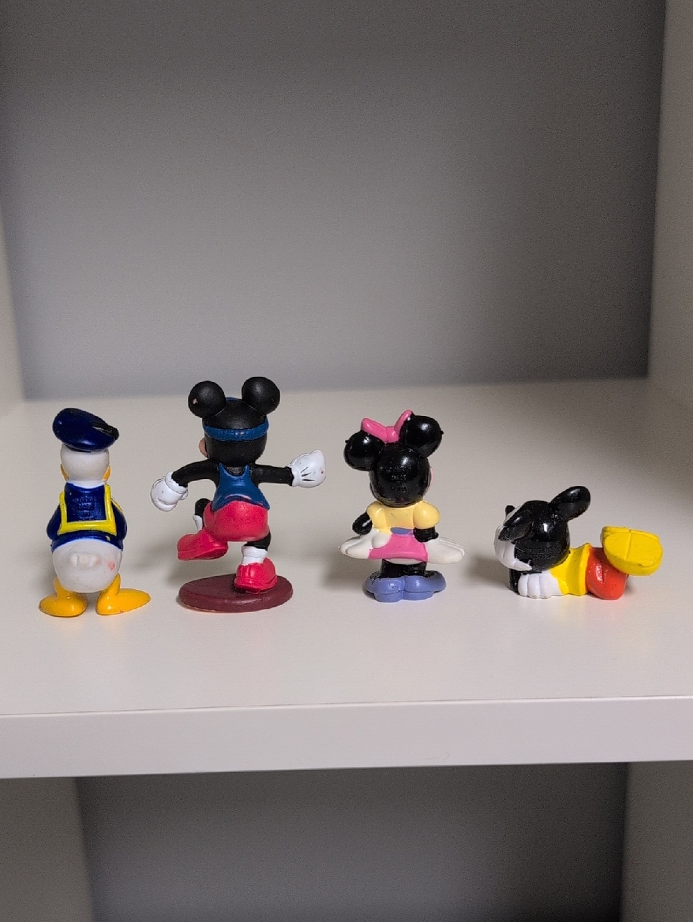 Vintage Mickey Mouse And Friends Mini Rubber Figures 4 Pieces Y2K Disney - Picture 4 of 6